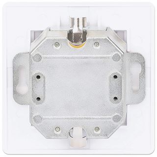 Intellinet 2-Port Cat6 10G RJ45-Unterputzdose STP wei&szlig;