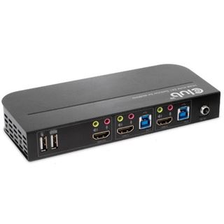 Club3D KVM Switch 4K60Hz 2x HDMI > HDMI/2xUSB/Audio retail