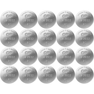 GP Knopfzelle Lithium CR2032 3V 20 St&uuml;ck