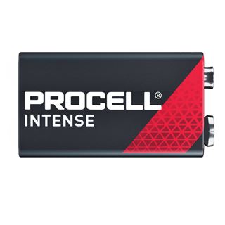 DURACELL Batterie Alkaline, E-Block, 6LR61, 9V Procell Intense,