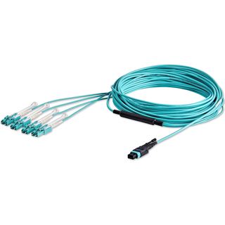 (&euro;8,69*/1m) 10.00m Startech LWL Breakoutkabel OM3 MTP Buchse auf