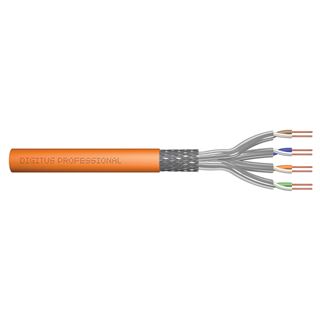 (&euro;0,84*/1m) 25.00m Digitus Cat. 7 Installationskabel Orange Dc