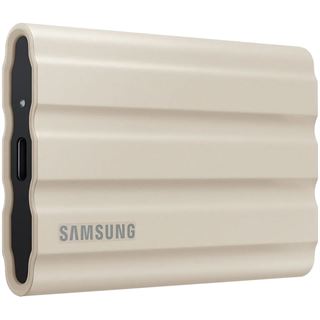 2TB Samsung Portable SSD T7 Shield USB 3.2 Gen 2 + IPS 65 beige