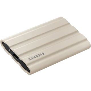 2TB Samsung Portable SSD T7 Shield USB 3.2 Gen 2 + IPS 65 beige