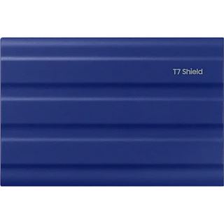 1TB Samsung Portable SSD T7 Shield USB 3.2 Gen 2 + IPS 65 blau