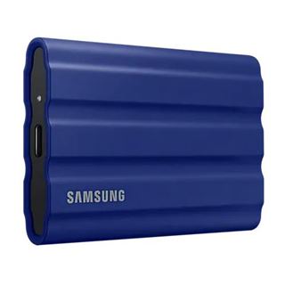 2TB Samsung Portable SSD T7 Shield USB 3.2 Gen 2 + IPS 65 blau