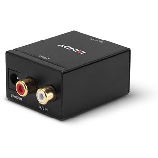LINDY AD-Wandler RCA an TosLink optis Konvertiert analoge