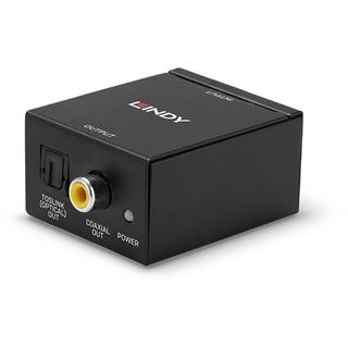 LINDY AD-Wandler RCA an TosLink optis Konvertiert analoge