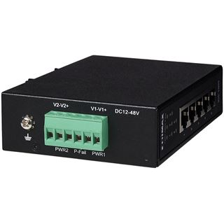 Edimax Industrieller 5-Port Gigabit DIN-Schienen-Switch