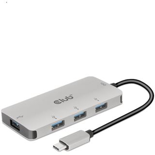 Club 3D USB-Hub USB 3.1 Typ C > 4x USB 3.1 Typ A 10Gbps retail