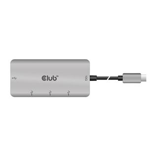 Club 3D USB-Hub USB 3.1 Typ C > 4x USB 3.1 Typ A 10Gbps retail
