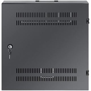 INTELLINET Flacher 48,3cm 19Zoll Wandverteiler mit Montageschienen 4