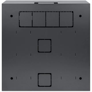 INTELLINET Flacher 48,3cm 19Zoll Wandverteiler mit Montageschienen 4