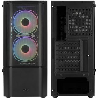 AeroCool Quantum Mesh V3 mit Sichtfenster Midi Tower ohne Netzteil