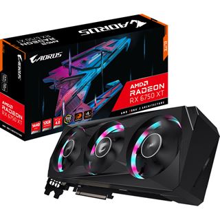 12GB Gigabyte Radeon RX 6750 XT AORUS Elite Aktiv PCIe 4.0 x16