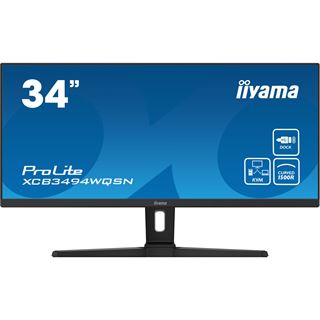 34" (86,36cm) iiyama Curved XCB3494WQSN-B1 schwarz 3440x1440 1x