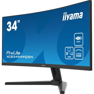 34" (86,36cm) iiyama Curved XCB3494WQSN-B1 schwarz 3440x1440 1x
