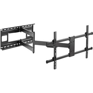 InLine XL-Arm Full-Motion TV-Wandhalterung, für TV 43-80",