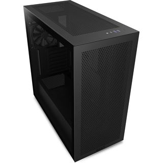 NZXT H7 Flow mit Sichtfenster Midi Tower ohne Netzteil schwarz