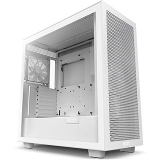 NZXT H7 Flow mit Sichtfenster Midi Tower ohne Netzteil weiss