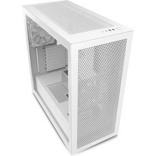 NZXT H7 Flow mit Sichtfenster Midi Tower ohne Netzteil weiss