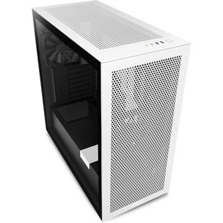 NZXT H7 Flow mit Sichtfenster Midi Tower ohne Netzteil schwarz/weiss