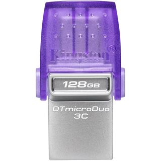 128 GB Kingston DataTraveler microDuo 3C lila USB 3.1 und Typ-C