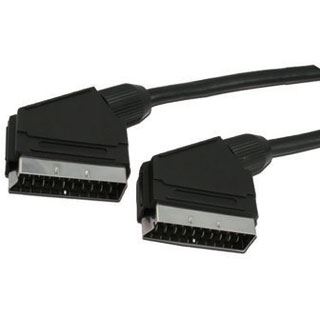 (€3,50*/1m) 1.40m MediaRange Video Anschlusskabel Scart 21pol