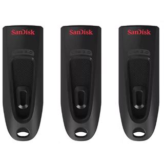 64GB WD ULTRA USB 3.0 FLASH DRIVE 130MB/S READ 3 PACK