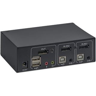 Manhattan KVM Switch 2-Port DisplayPort 4K@60Hz