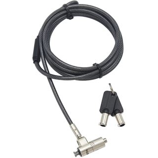DICOTA Security Cable Nano Lock Ultra Slim Keyed 2,5x6 mm slot black