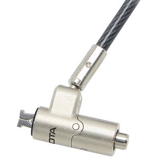DICOTA Security Cable Nano Lock Ultra Slim Keyed 2,5x6 mm slot black