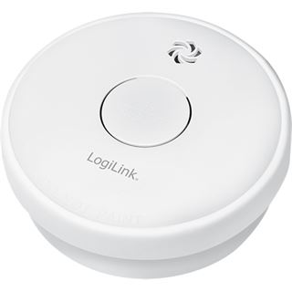 Logilink Rauchmelder austauschbare 9V Batterie weiß