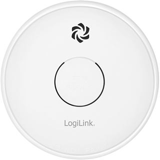 Logilink Rauchmelder austauschbare 9V Batterie weiß