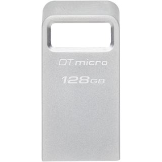 128 GB Kingston DataTraveler Micro G2 silber USB 3.2 Gen 1