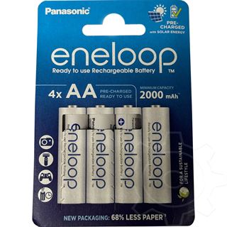Panasonic Akku NiMH, Mignon, AA, HR06, 1.2V/2000mAh eneloop,