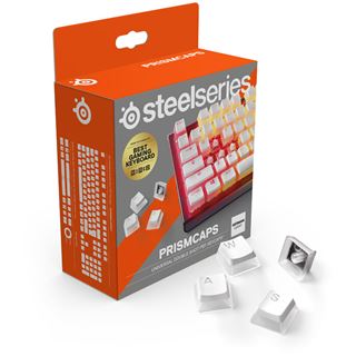 Steelseries Prismcaps, DE Layout - weiss
