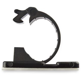 Startech 100 St&uuml;ck Kabelklemmen, schwarz, mittel