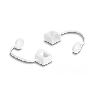 Delock Staubschutz für RJ45 Stecker mit Befestigungsclip 50er