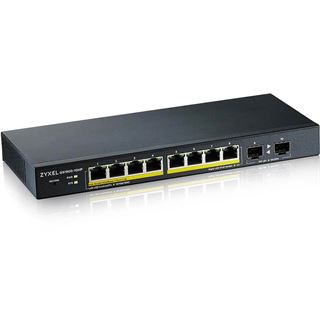 Zyxel GS1900-10HP v2 8-port GbE L2 PoE Smart Switch + 2 SFP slots