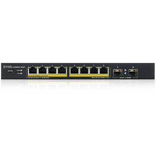 Zyxel GS1900-10HP v2 8-port GbE L2 PoE Smart Switch + 2 SFP slots