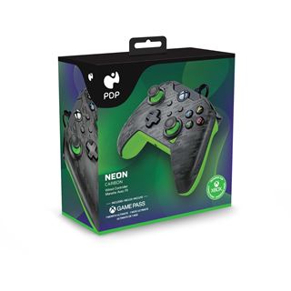 PDP Controller kabelgebunden Neon Carbon XBOX Series X
