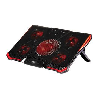 INCA ARRAX GAMING NOTEBOOK COOLER 5X FAN, 6 STEPS, 2X USB, 13
