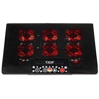 INCA 6X FAN, CONTROL PANEL, 2X USB, 6 STAGE GAMING NOTEBOOK COOLER 7