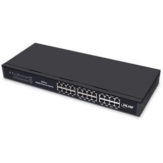 InLine Gigabit Netzwerk Switch 24-Port, 1GBit/s, 48,26cm (19"),