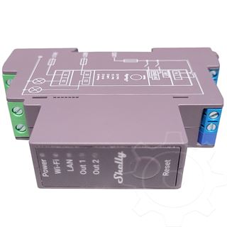 Shelly Home Relais Pro 2 WLAN & LAN Schaltaktor Max. 25A BT