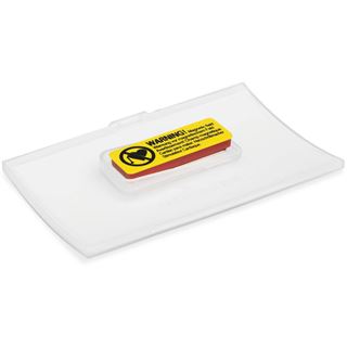 Durable Namensschild Click Fold m Magnet 40x75mm 10Stk trans