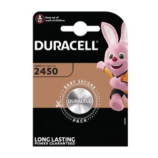 Duracell Batterie Lithium, Knopfzelle, CR2450, 3V Electronics, Retail