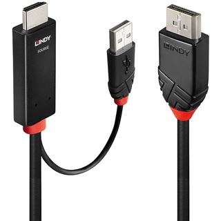 1.00m Lindy HDMI an DisplayPort Adapterkabel