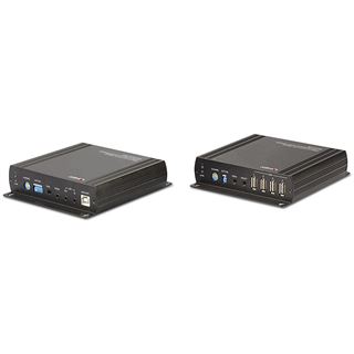 140.00m Lindy Cat.6 DVI-D, USB, Audio & RS232 KVM Extender